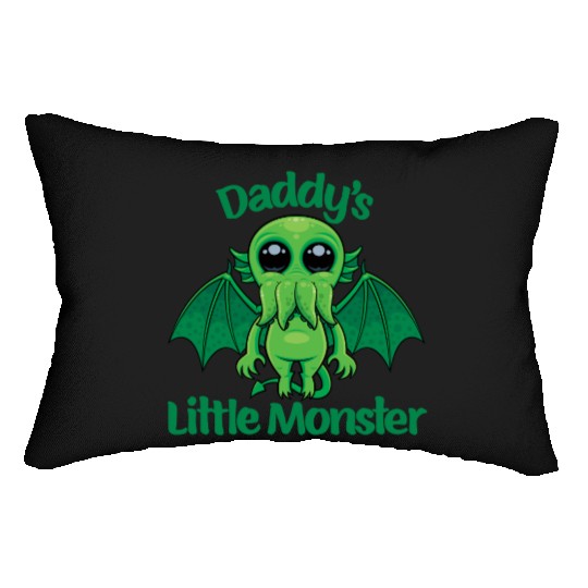 Daddy’s Little Monster Cute Baby Cthulhu Lumbar Pillows