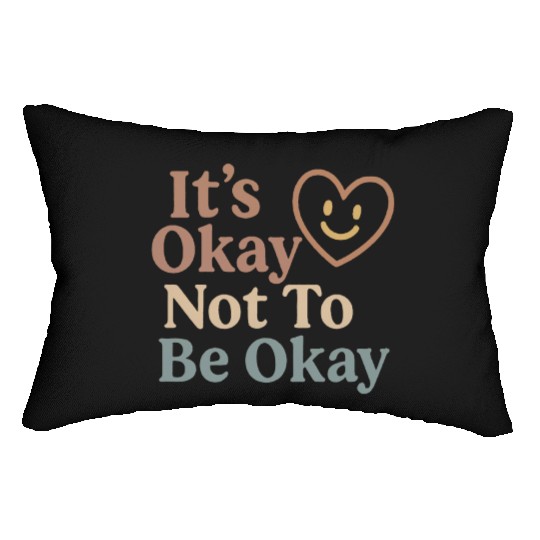 Comforting Heartfelt Affirmation Design Lumbar Pillows