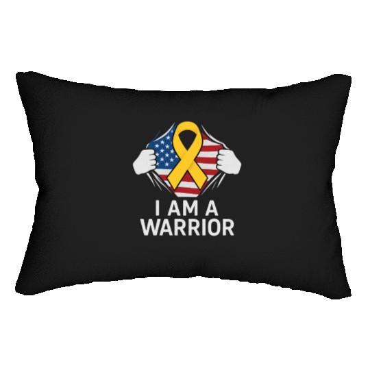American Warrior of Strength & Awareness Lumbar Pillows