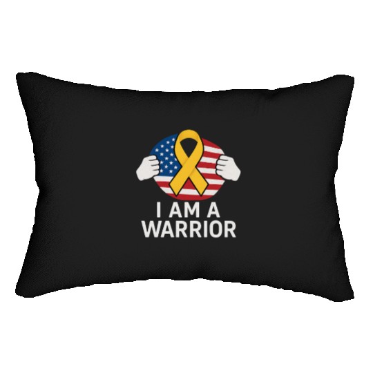 American Warrior of Strength & Awareness Lumbar Pillows