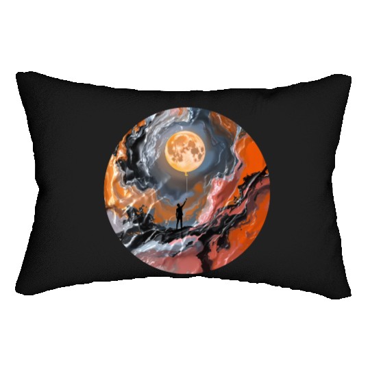 Balloon Moon Magic Lumbar Pillows