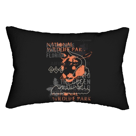 Airboat Alligator Tours Florida Everglades Lumbar Pillows