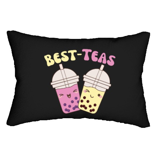 Best-Teas Cute Kawaii Bubble Tea Boba Tea Lumbar Pillows
