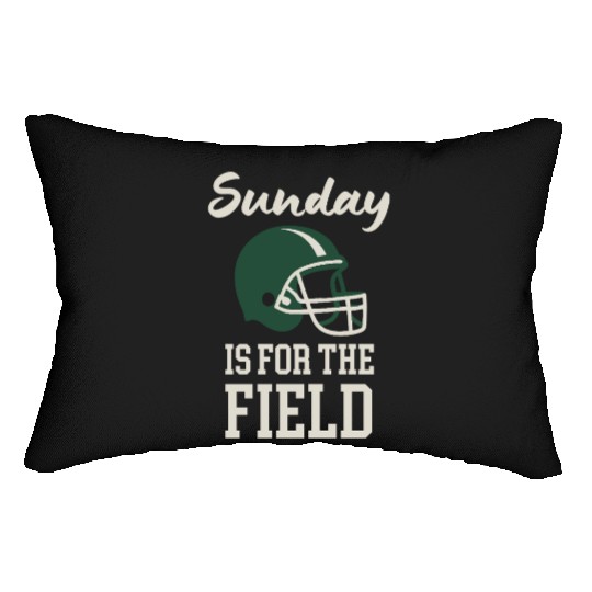 Sunday Football Field Design Lumbar Pillows