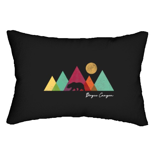 Bryce Canyon National Park Colorful Bear Mountains Lumbar Pillows