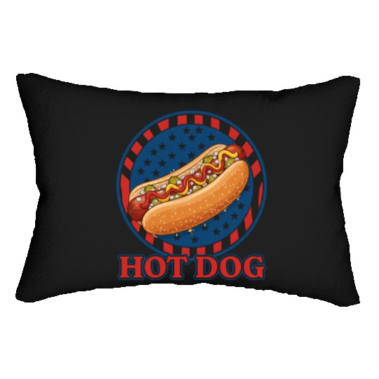 Hotdog America Lumbar Pillows