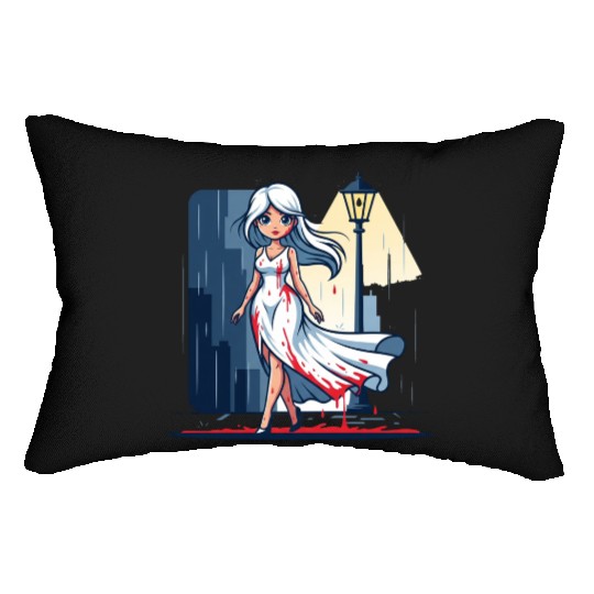 THE LADY IN STREET Lumbar Pillows