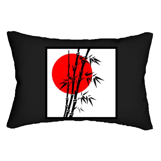 Japanese Bamboo Serenity Lumbar Pillows