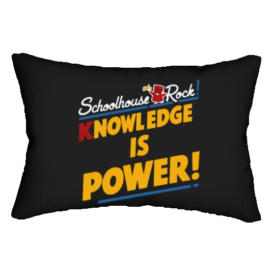 Schoolhouse Rock Knowledge is Power Back to School Lumbar Pillows