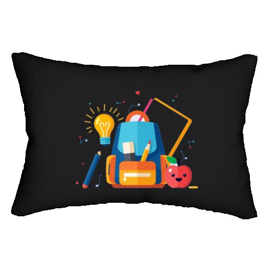 Back-to-School Creative Icons for Students  Lumbar Pillows