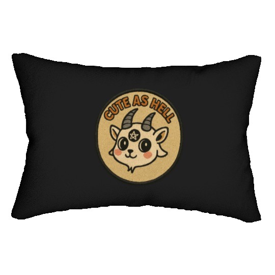 Enchanting Goat Illustration  Lumbar Pillows