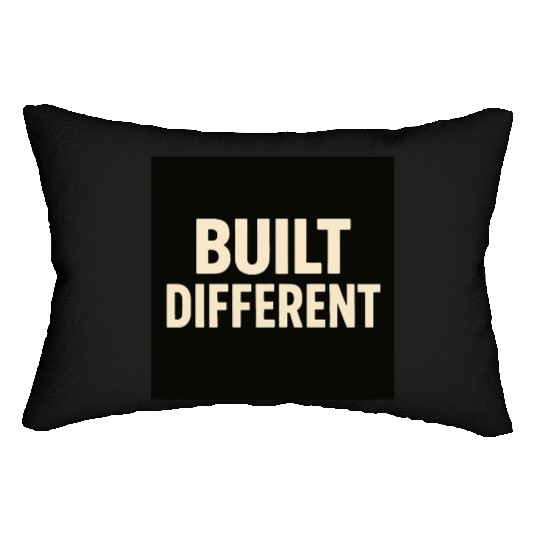 Empowering Built Different Motif Lumbar Pillows