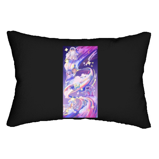 Galaxy Ghost Lumbar Pillows