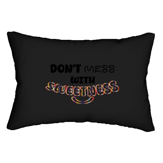 Colorful Sweetness Script Design Lumbar Pillows