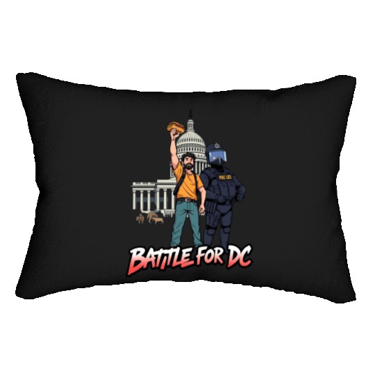 Free DC Sandwich Guy Banksy Style Street Art Lumbar Pillows