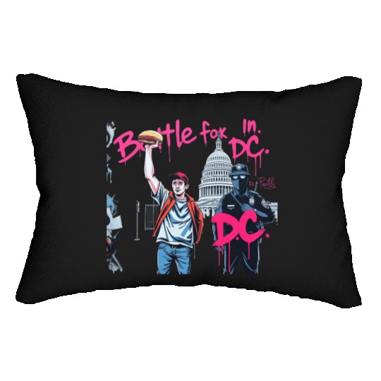 Free DC Sandwich Guy Banksy Style Street Art Lumbar Pillows