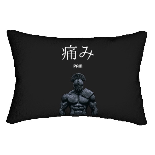 Ancient Warrior Skull Art Lumbar Pillows