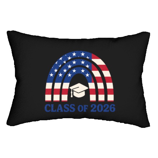 Senior 2026 | Graduation Class of 2026 Blue Design Lumbar Pillows