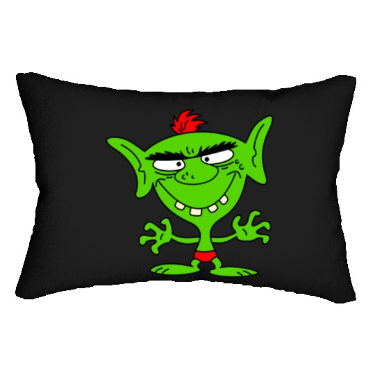 green goblin Lumbar Pillows