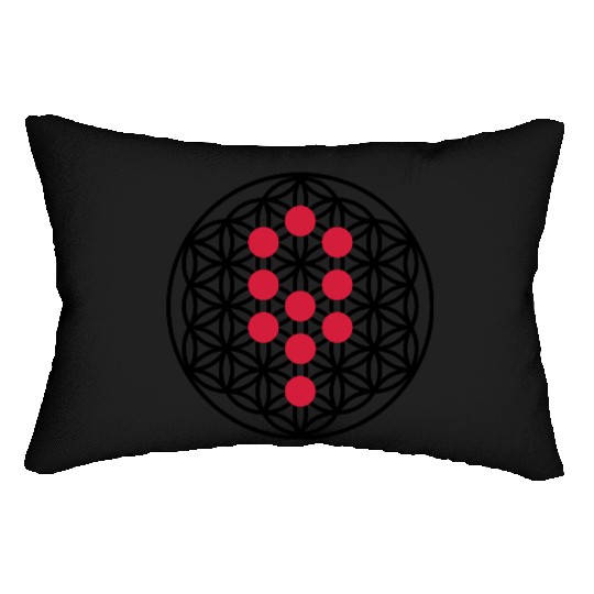 FLOWER OF LIFE - Tree Of Life Lumbar Pillows