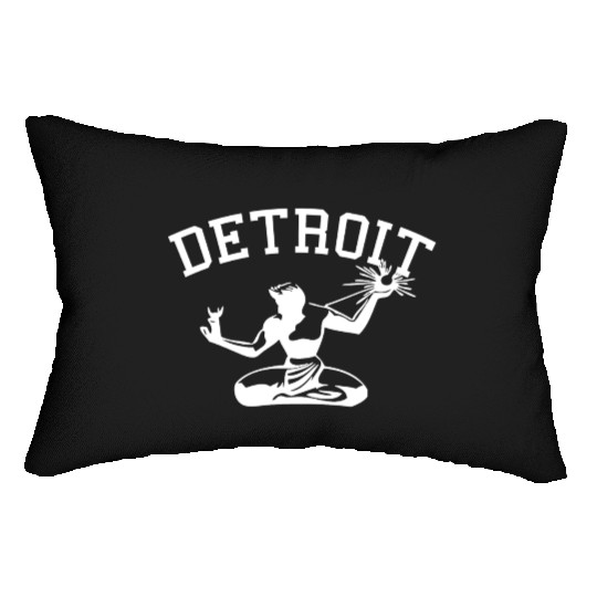 Spirit of Detroit Lumbar Pillows