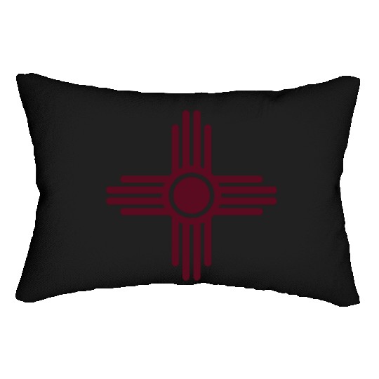 Zia Sun, Zia Pueblo, New Mexico, Sun Symbol, SVG, Lumbar Pillows