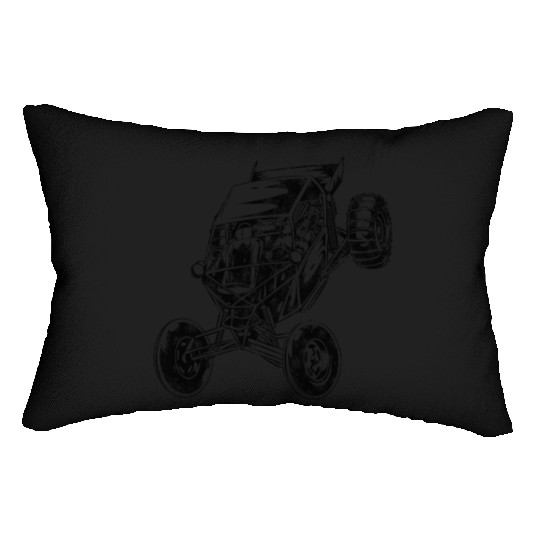 Sand-Riding Paddle-Tire Duune Buuggy Lumbar Pillows