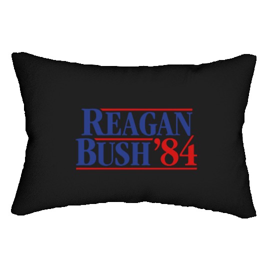 Reagan - Bush ’84 campaign Lumbar Pillows