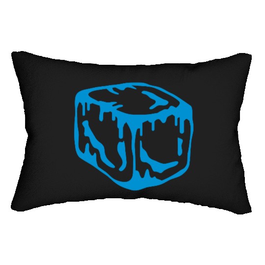 Ice Cube Design Lumbar Pillows