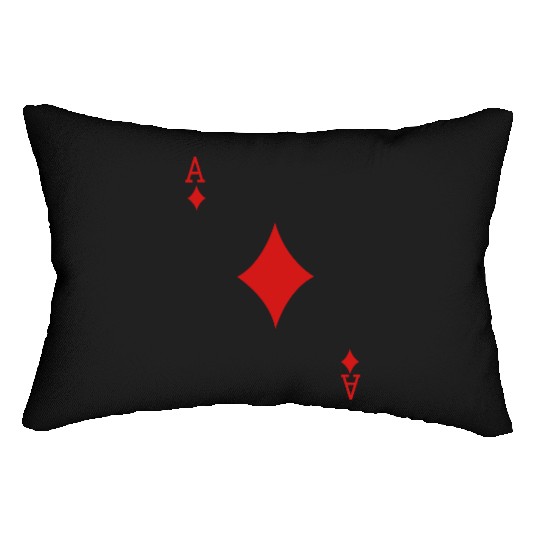 Ace Playing Card Lumbar Pillows