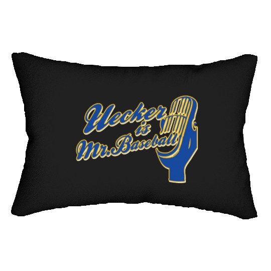 Ueck Uecker Milwaukee Mr. Baseball Lumbar Pillows