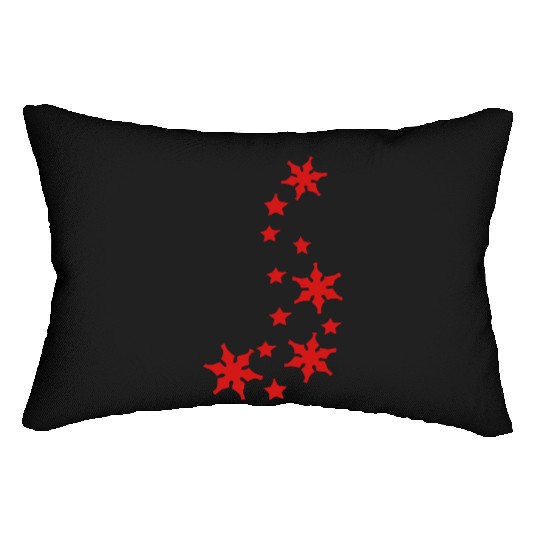 stars & snowflakes winter season decoration Lumbar Pillows