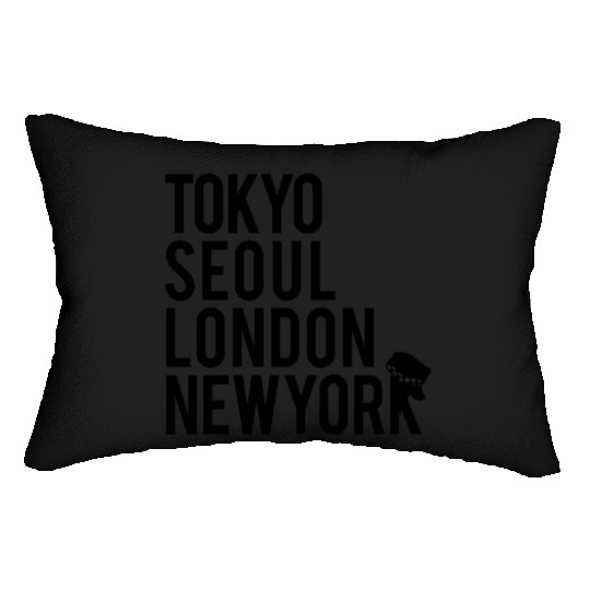 Girls' Generation - Mr. Taxi (Black Font) Lumbar Pillows