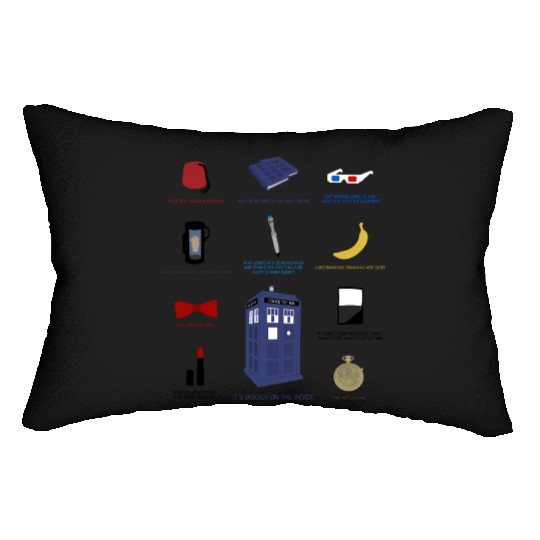 Doctor Who Items Lumbar Pillows
