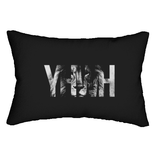 YHWH (Yahweh) Lion Lumbar Pillows