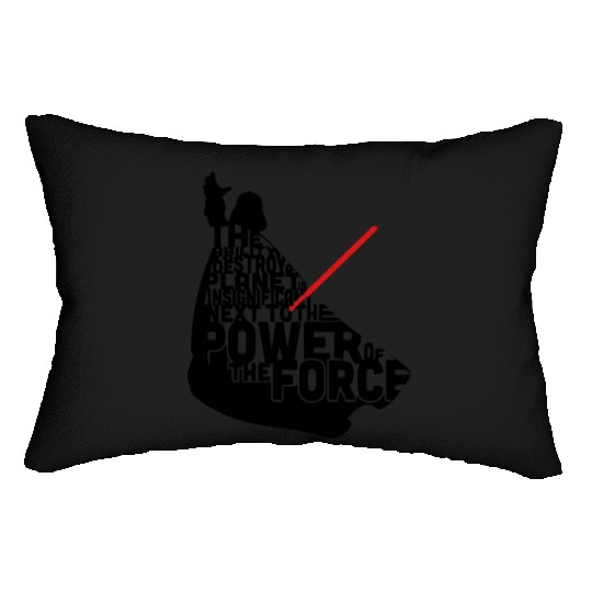 Darth Vader in quotes Lumbar Pillows