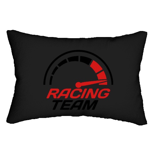 Racing team speedometer quick lawn Lumbar Pillows