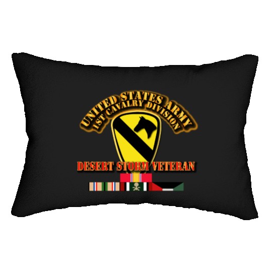 Army - 1st Cavalry Division - Desert Storm Veteran Lumbar Pillows