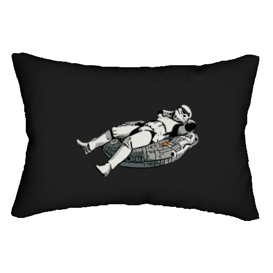 Star Wars stormtrooper relaxing Lumbar Pillows