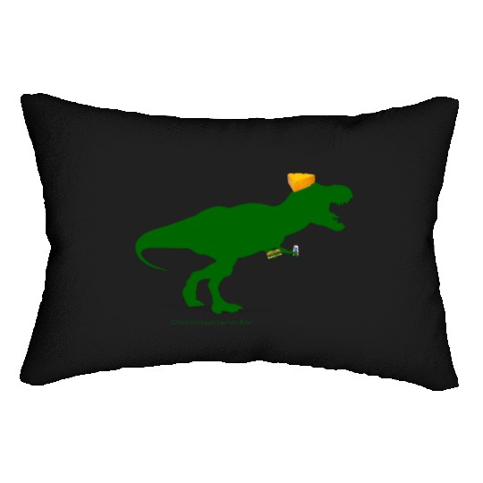 Cheesehead Cheeseheadasaurus Packers Dinosaur Lumbar Pillows