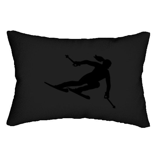 Skiing Lumbar Pillows