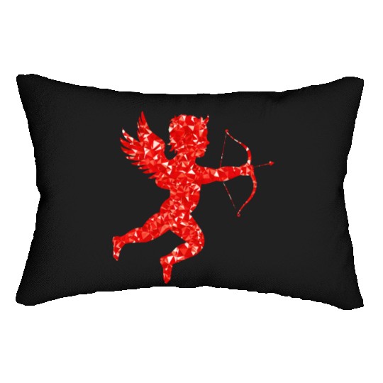 Ruby Martin74 Cupid Silhouette Lumbar Pillows