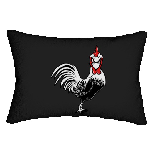 Cock funny Lumbar Pillows