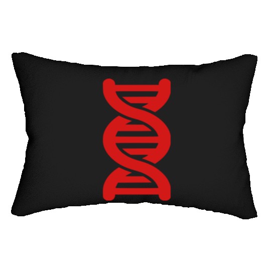 DNA Strand Icon Lumbar Pillows