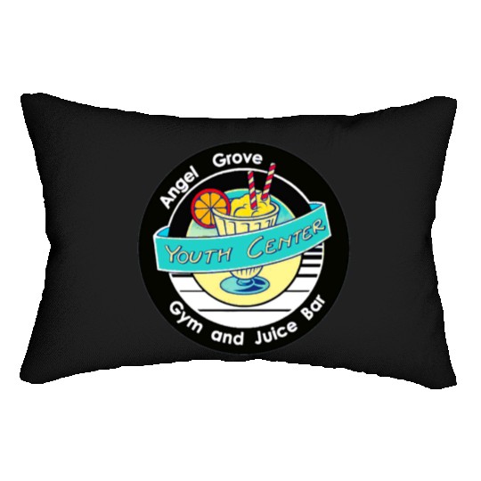 Angel Grove Youth Center - Gym & Juice Bar Lumbar Pillows