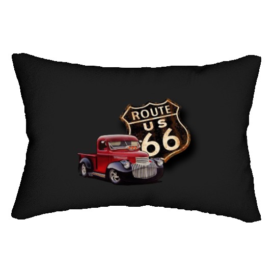 Route 66 Street Rod Lumbar Pillows
