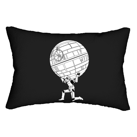 Funny Star Wars Stormtrooper art Lumbar Pillows