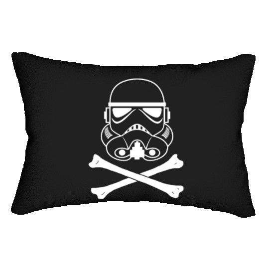 Storm Trooper Skull and Bones Lumbar Pillows