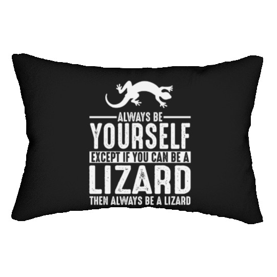 Lizard Gift Lover Lumbar Pillows