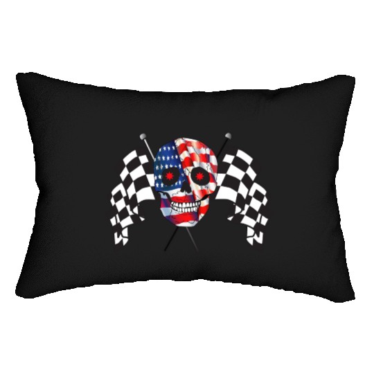 Racing Motorcycle Motocross Dirt Bike Lumbar Pillows